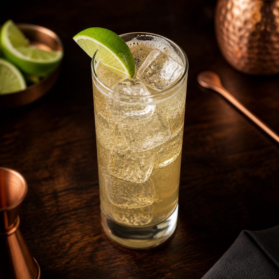 receta del cóctel Limey Mule