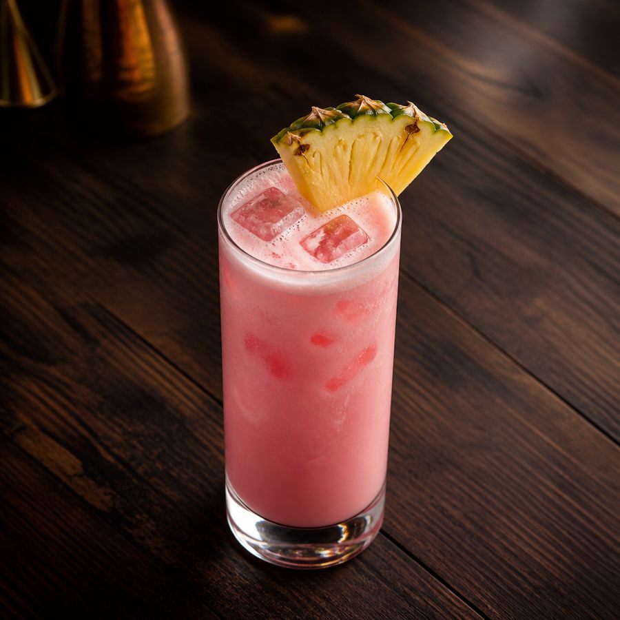 Lucas 's Batida Rosa สูตรค็อกเทล