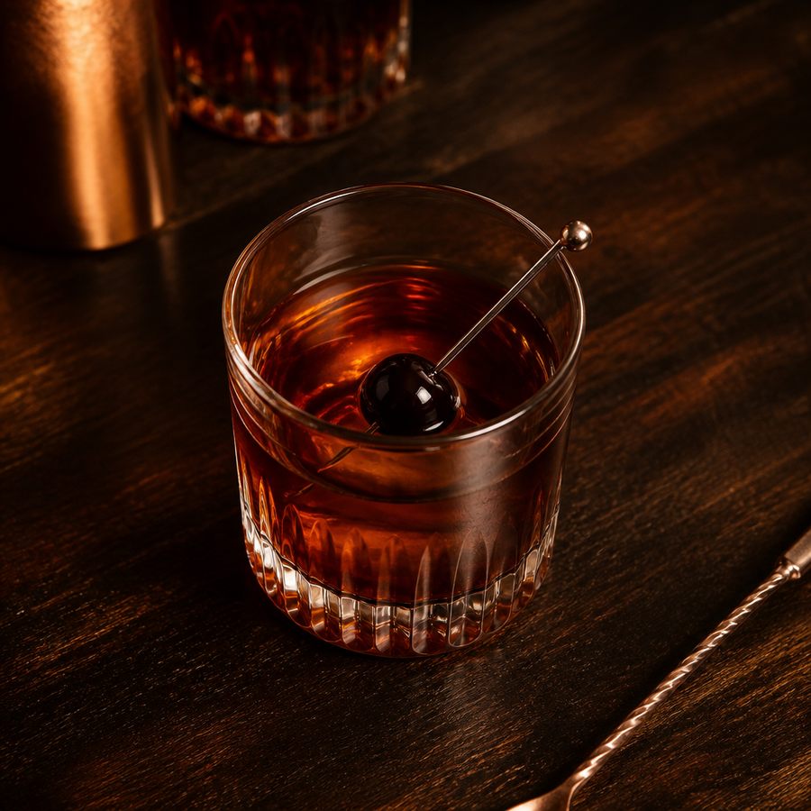 Macky Black Manhattan Cocktail Rezept