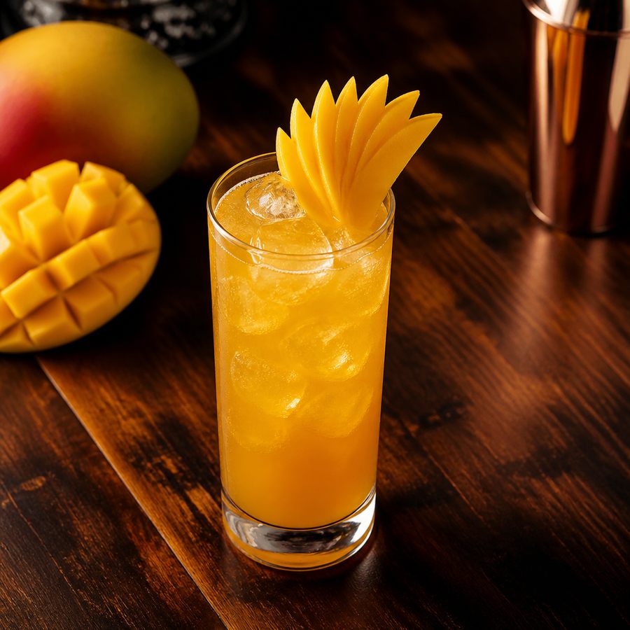 Mango Rum Cooler rețetă de cocktail
