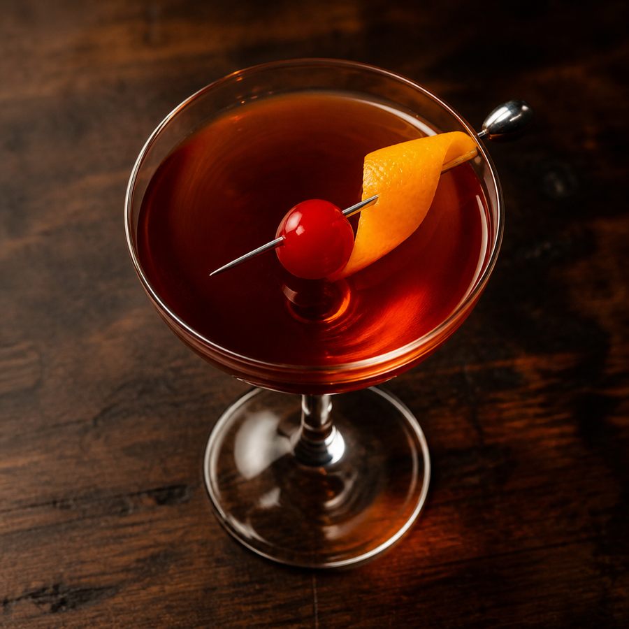 Manhattan kokteiļa recepte