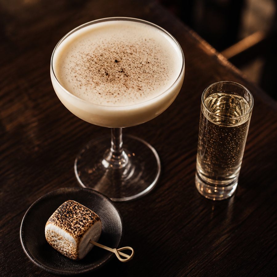 Marshmallow 'Martini' resep koktail