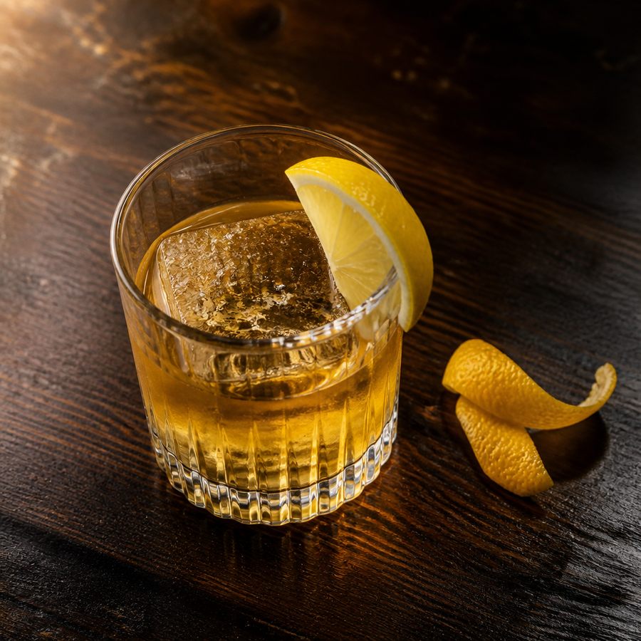 Mattias's Gold Rush cocktail-resepti