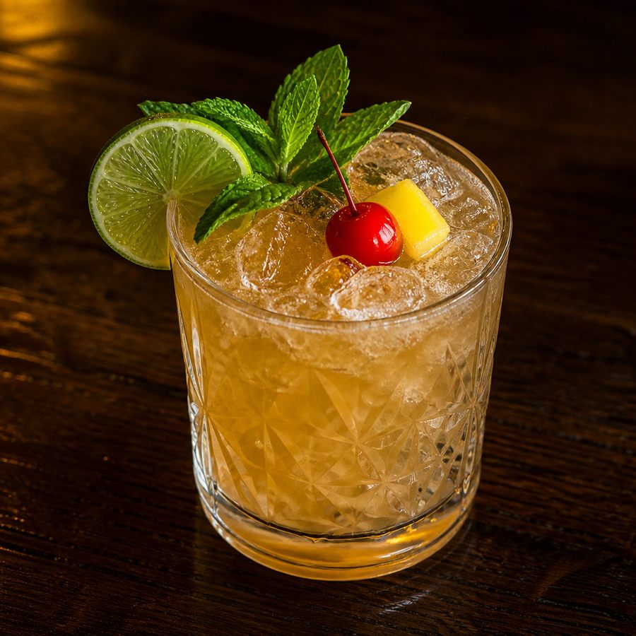 Michael's Mai Tai (Trader Vic's) Cocktail สูตรค็อกเทล