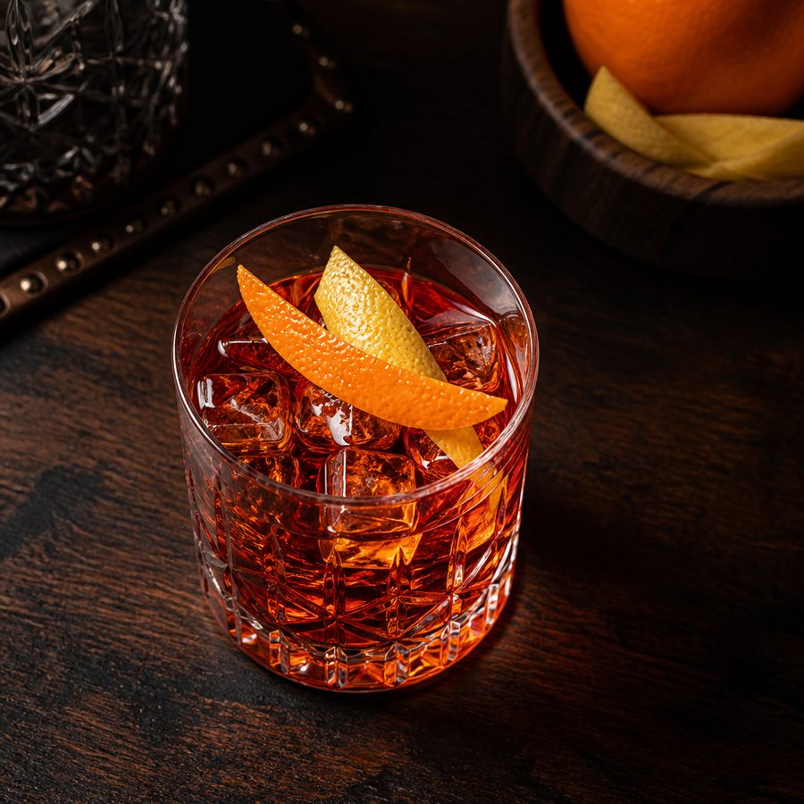 Рецепт коктейлю Negroni del Professore