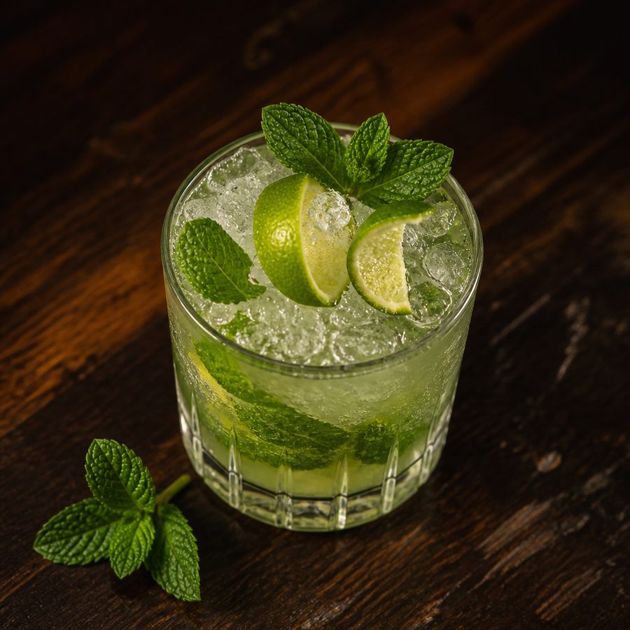 Ollen Gin Mint Smash cocktail-resepti