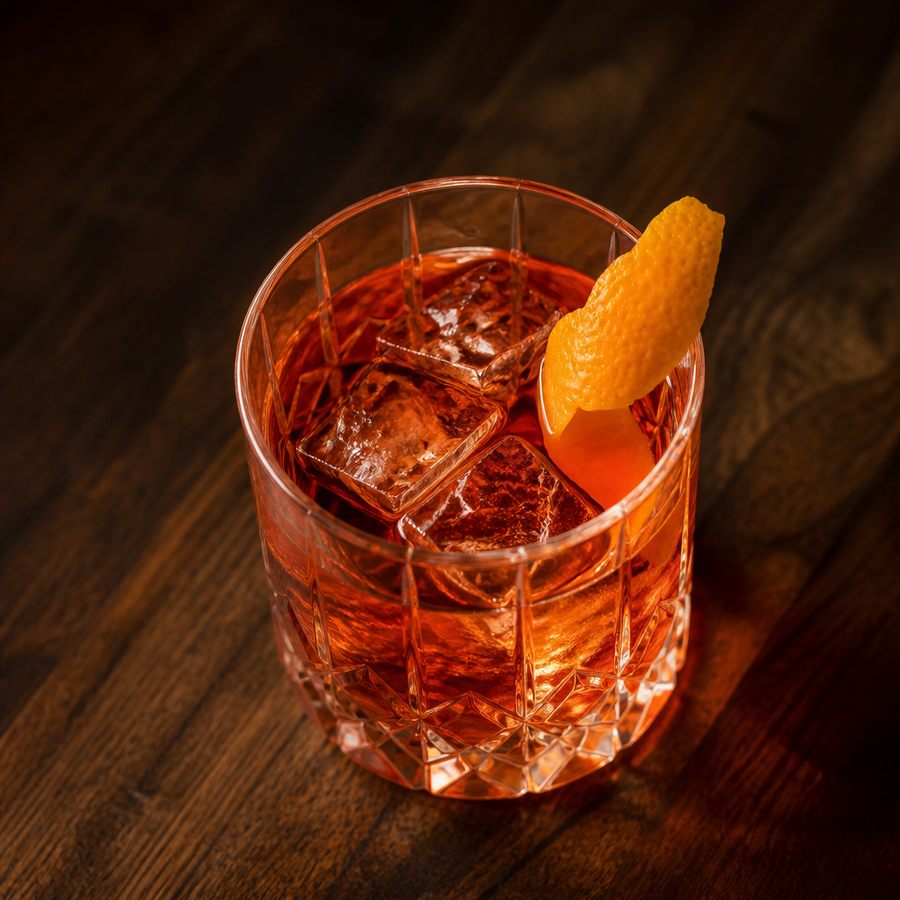 Orange Negroni cocktail opskrift