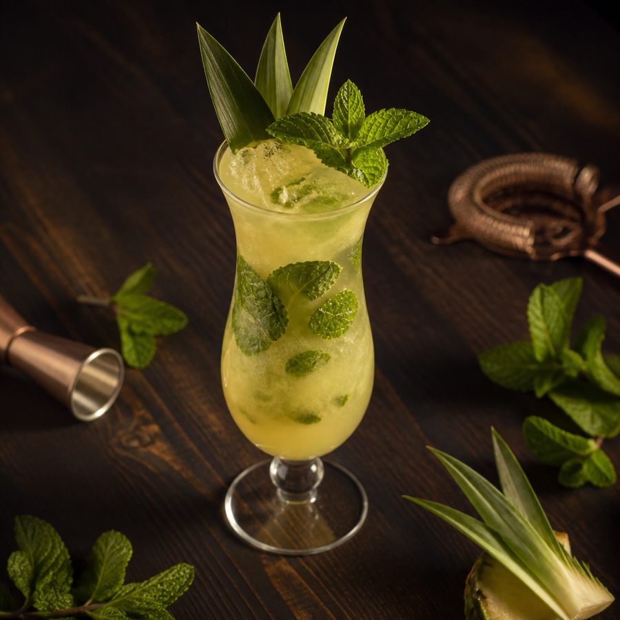 Palm Tree Mojito สูตรค็อกเทล