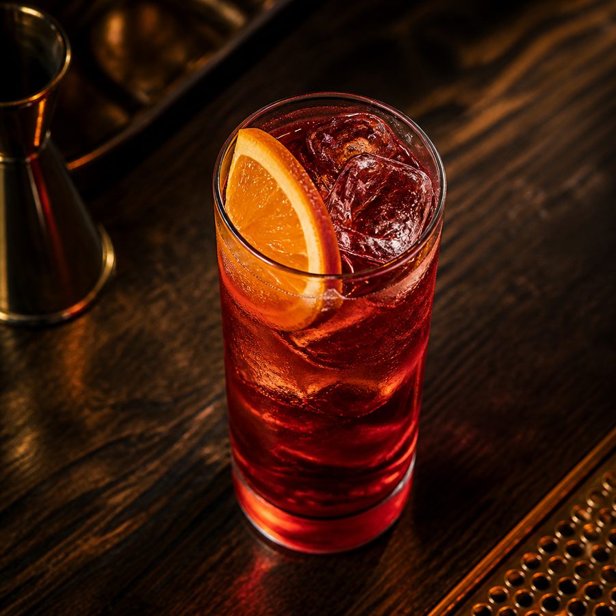 Parma Negroni Cocktail Rezept