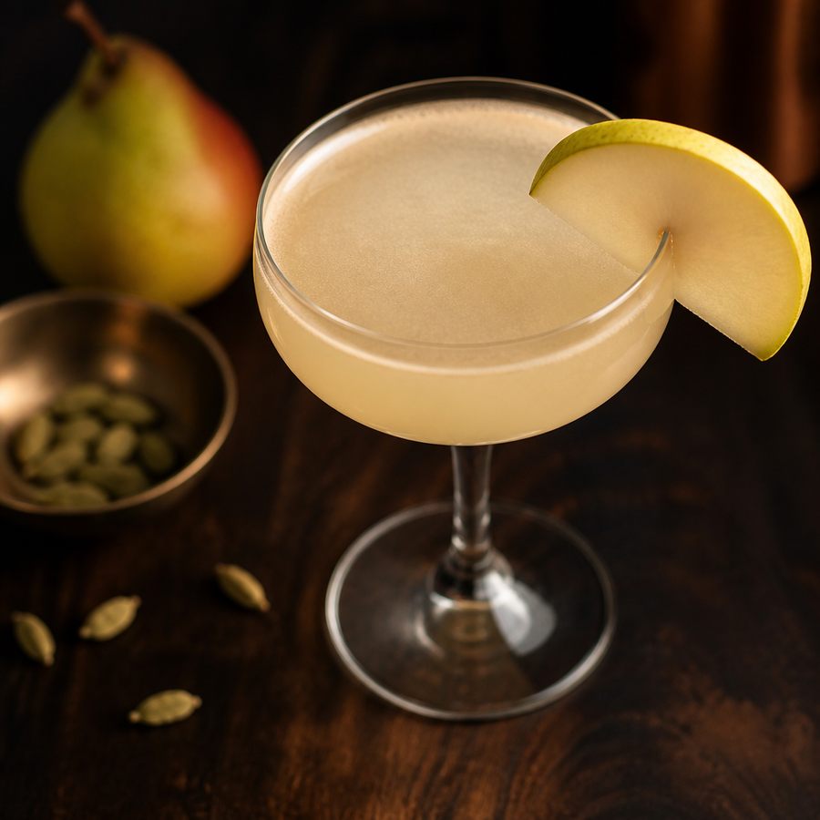 ricetta del cocktail Pear & Cardamom Sidecar