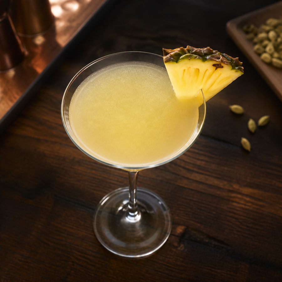 Pineapple & Cardamom Daiquiri สูตรค็อกเทล