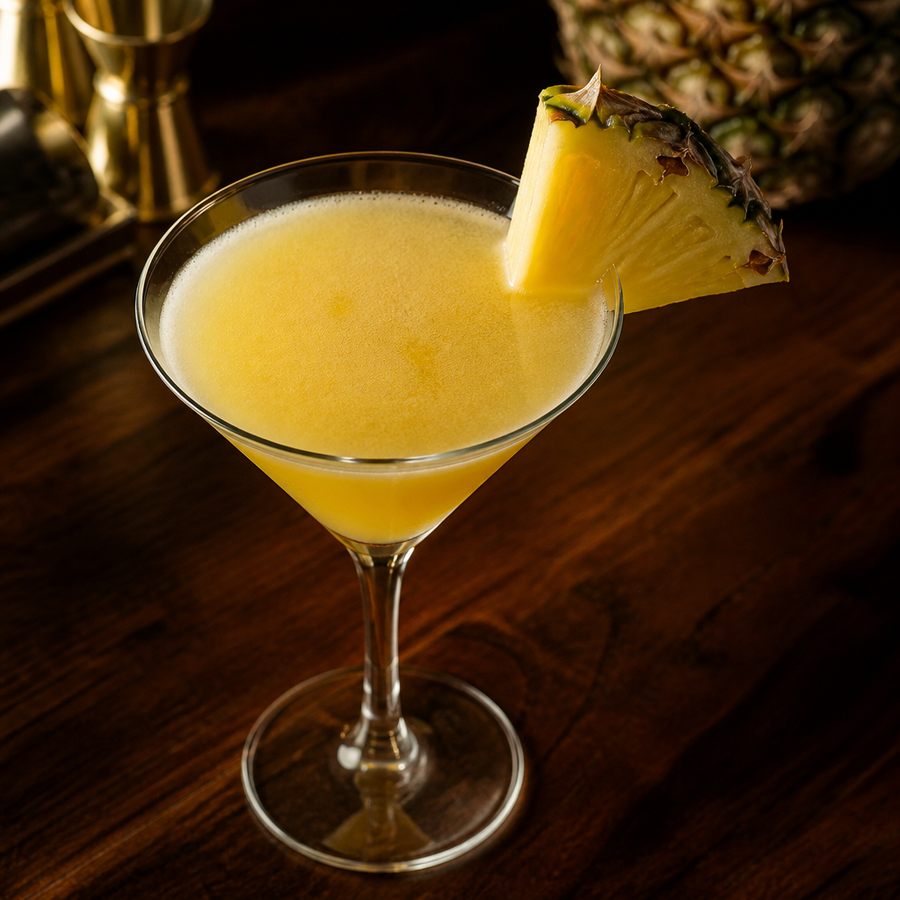 Pineapple Martini (1990s recipe) สูตรค็อกเทล