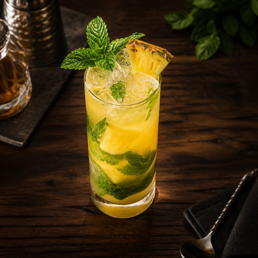 Pineapple Mojito สูตรค็อกเทล