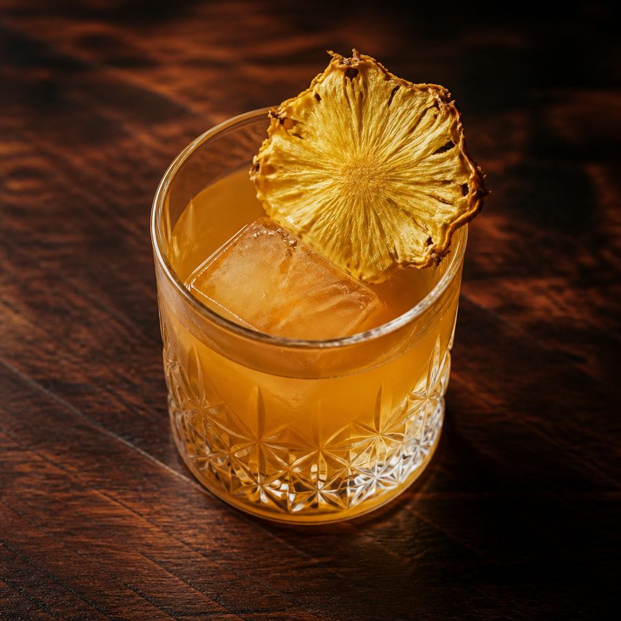 Pineapple Old Fashioned Cocktail Rezept
