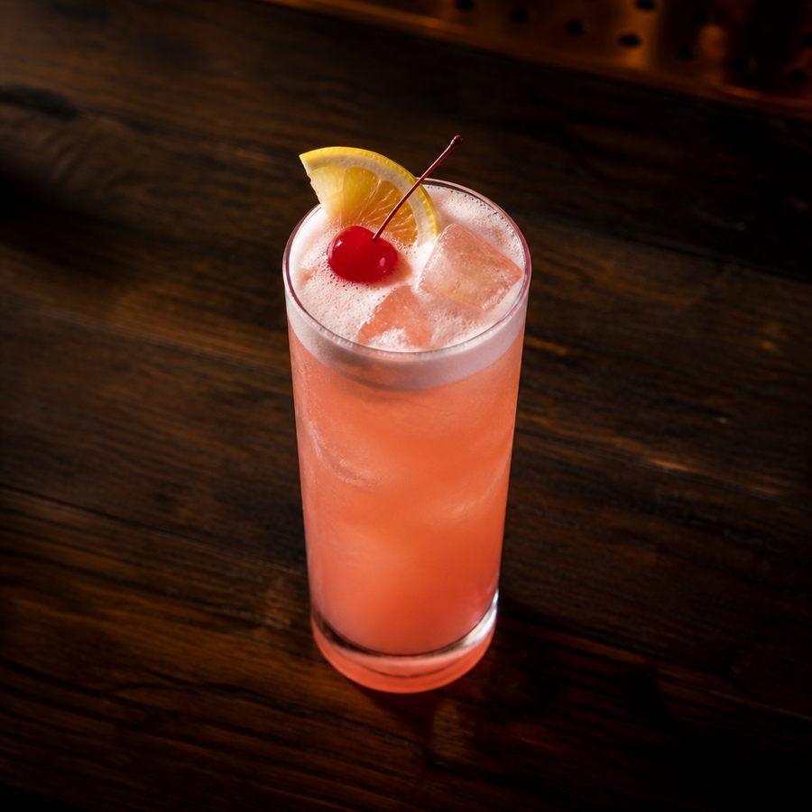 Pink fizz สูตรค็อกเทล