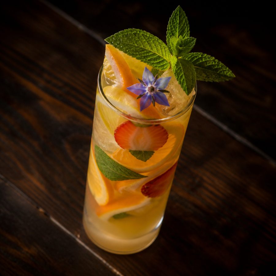 Pisco Fruit Cup (Difford's Cup No.9) สูตรค็อกเทล
