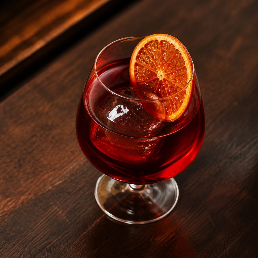 Port and Rum Negroni Cocktail Rezept