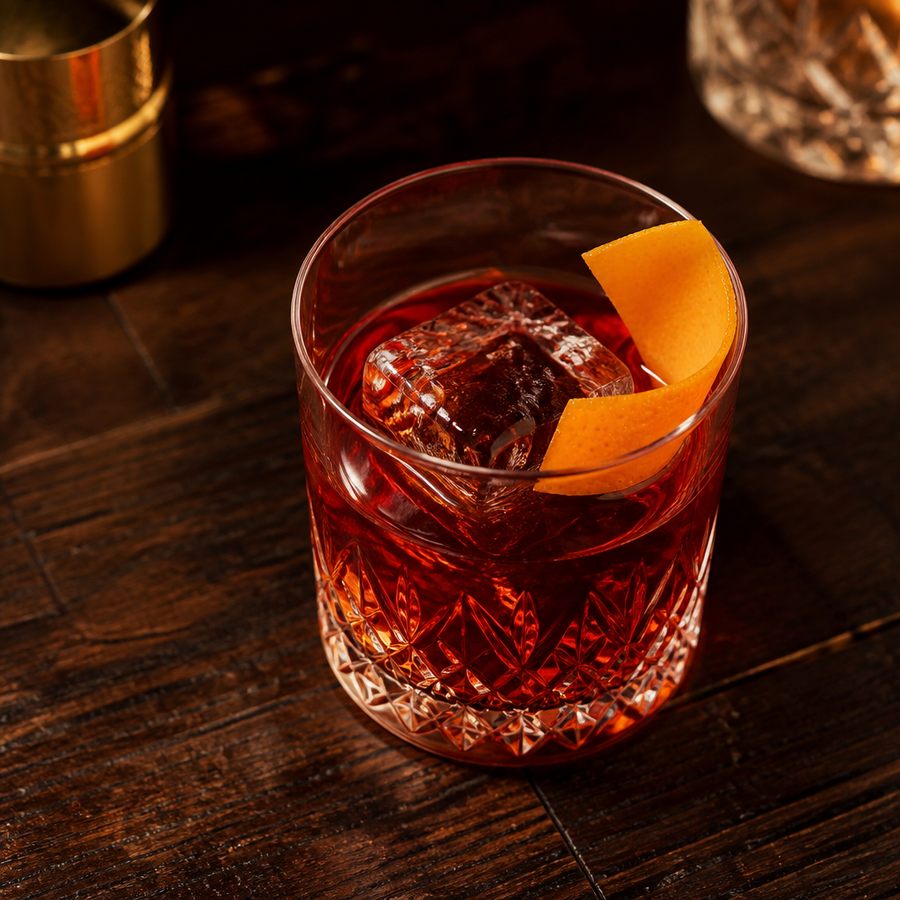 Port Old-Fashioned kokteilio receptas