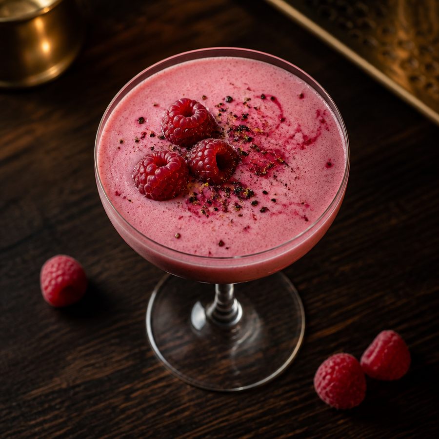 Raspberry Lassi Cocktail cocktail opskrift