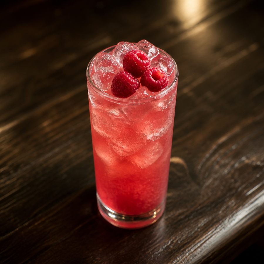 Raspberry Lynchburg cocktail opskrift