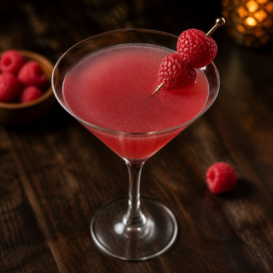 ricetta del cocktail Raspberry Sake'tini