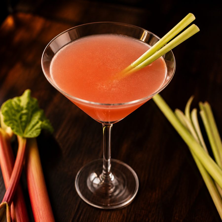 ricetta del cocktail Rhubarb & Lemongrass Cocktail