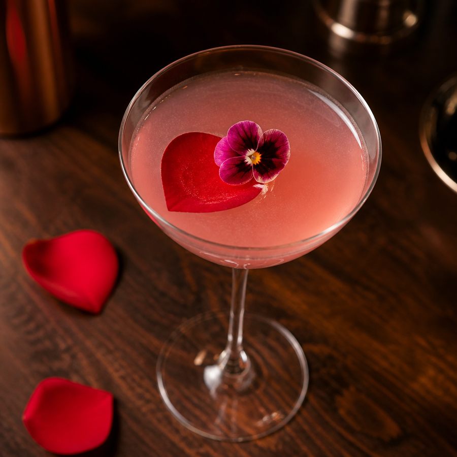 Rose-Hyp Martini cocktail opskrift
