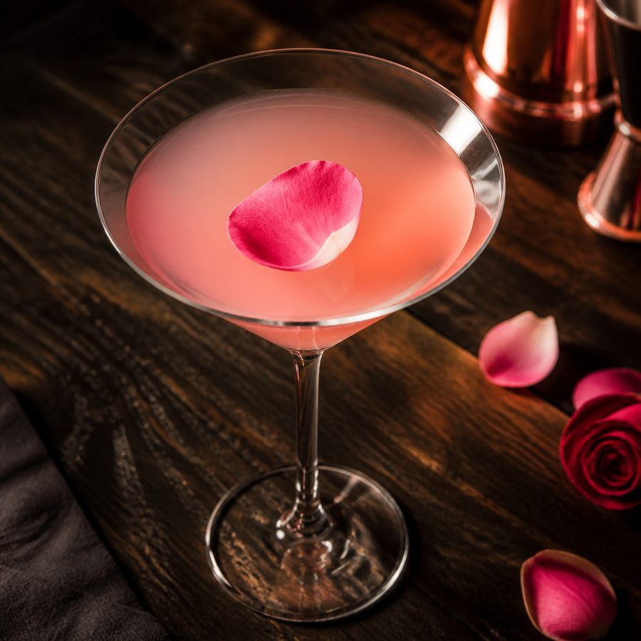 Rose Petalini Cocktail Rezept