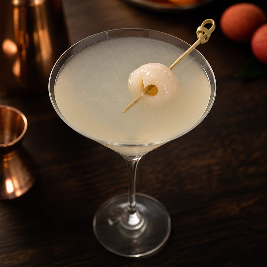 Ross Taylor's Lychee Martini cocktail opskrift