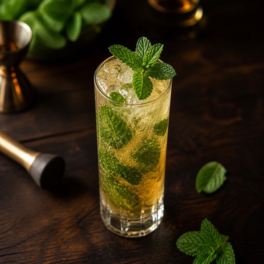 Royal Mojito cocktail opskrift