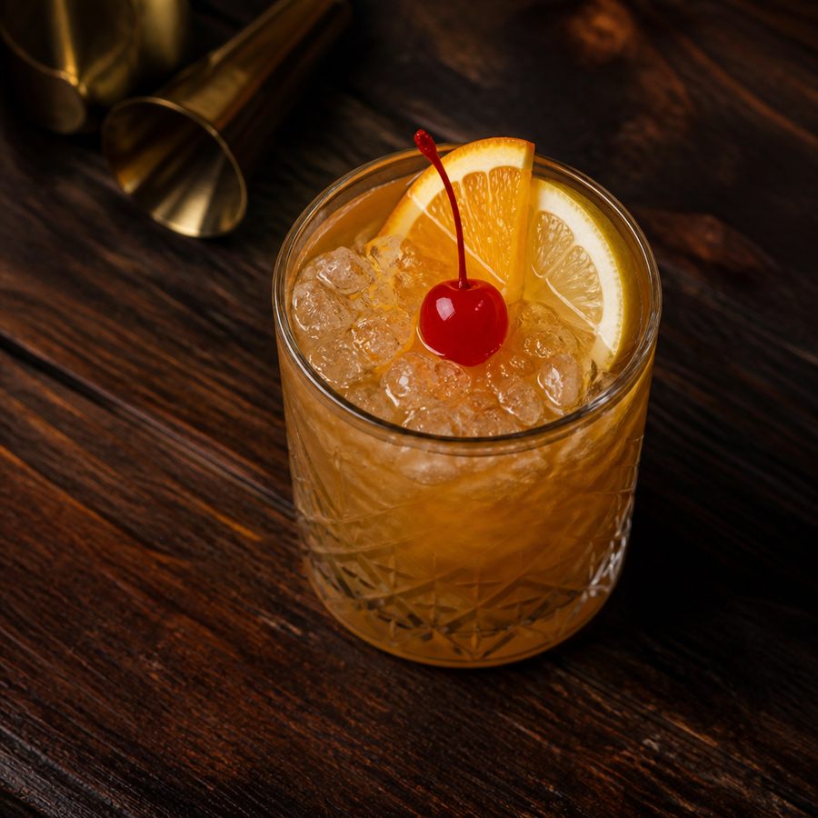 Rum Cobbler rețetă de cocktail