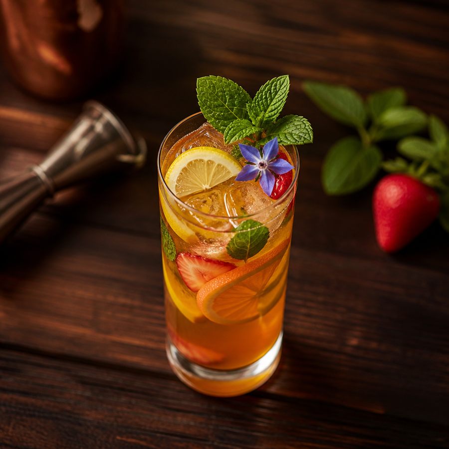 Rye Whiskey Fruit Cup (Difford's Cup No.5) สูตรค็อกเทล
