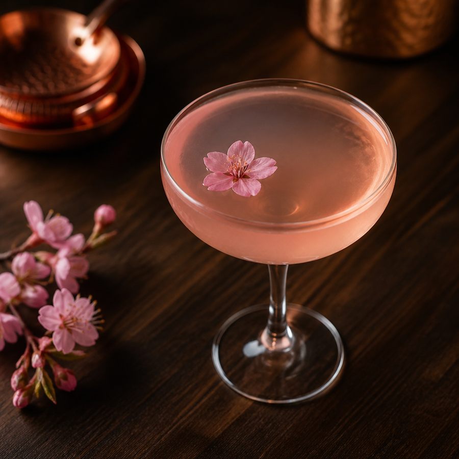 Sakura Martini สูตรค็อกเทล