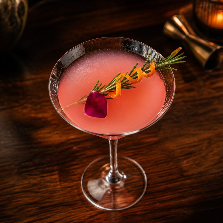 Sara's Rose-Hyp Martini Cocktail Rezept