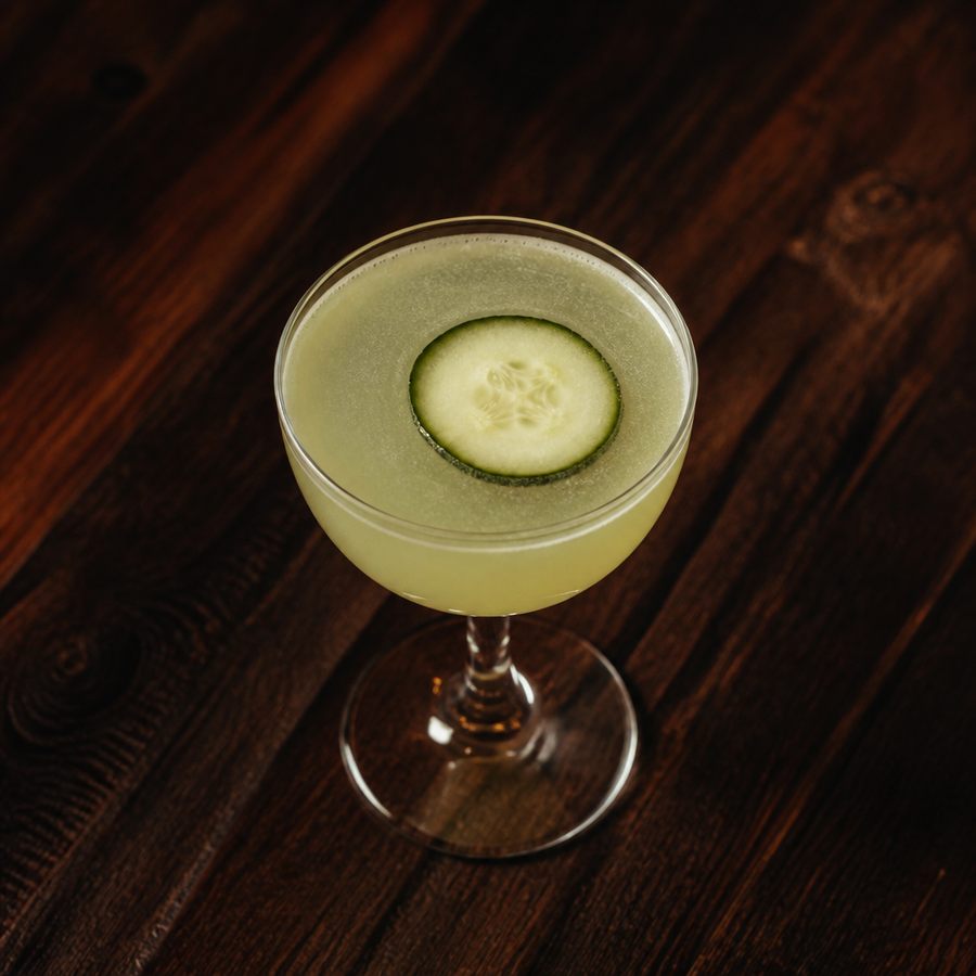 receta del cóctel Verde Escandinavo