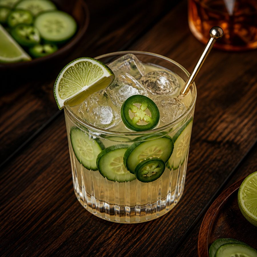 Shelby's Cucumber Jalapeño Tequila resep koktail