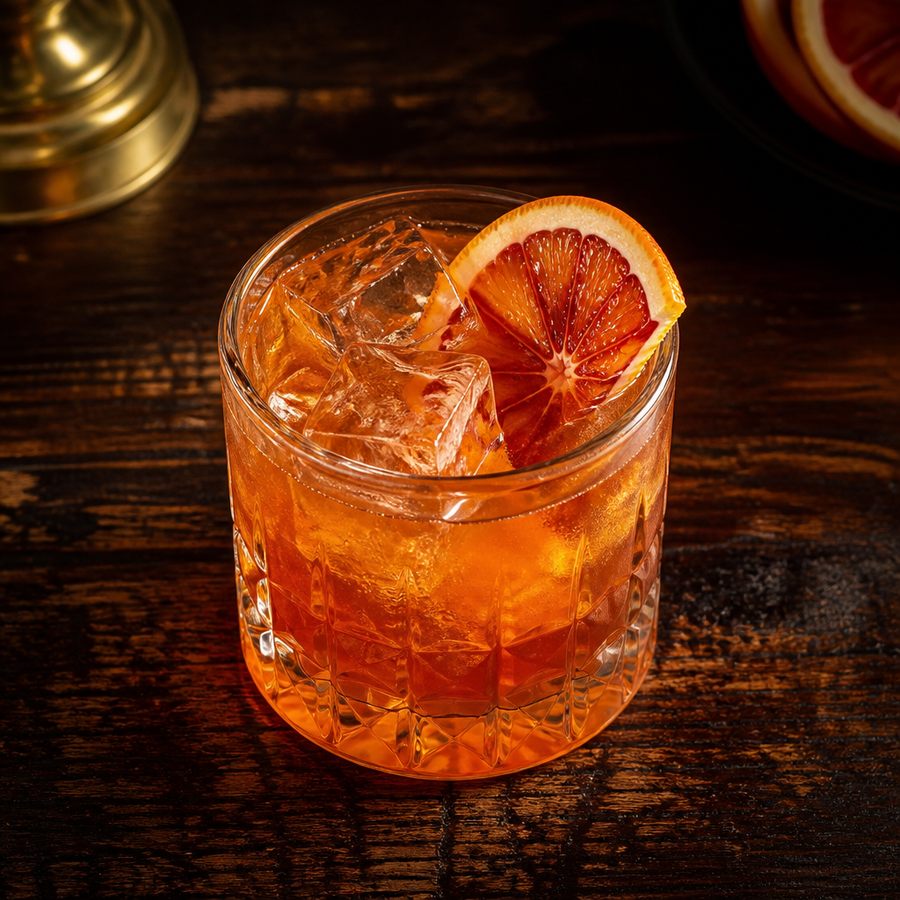 Sicilian Orange Spritz สูตรค็อกเทล