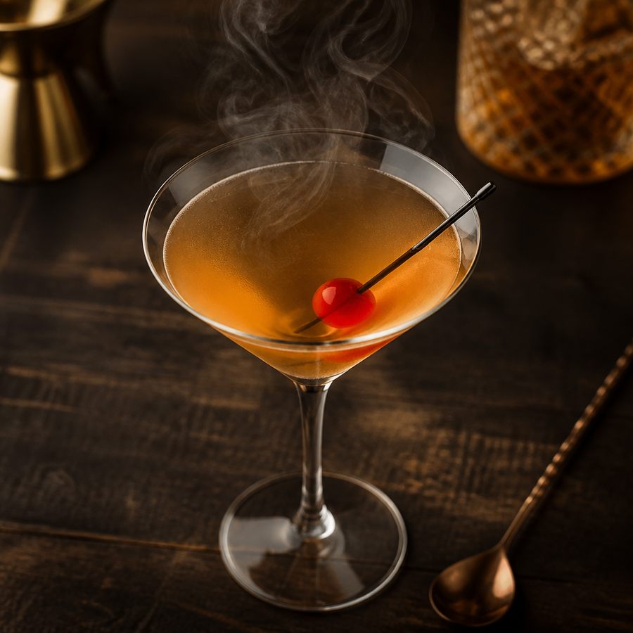 Smoky Apple Martini Cocktail Rezept
