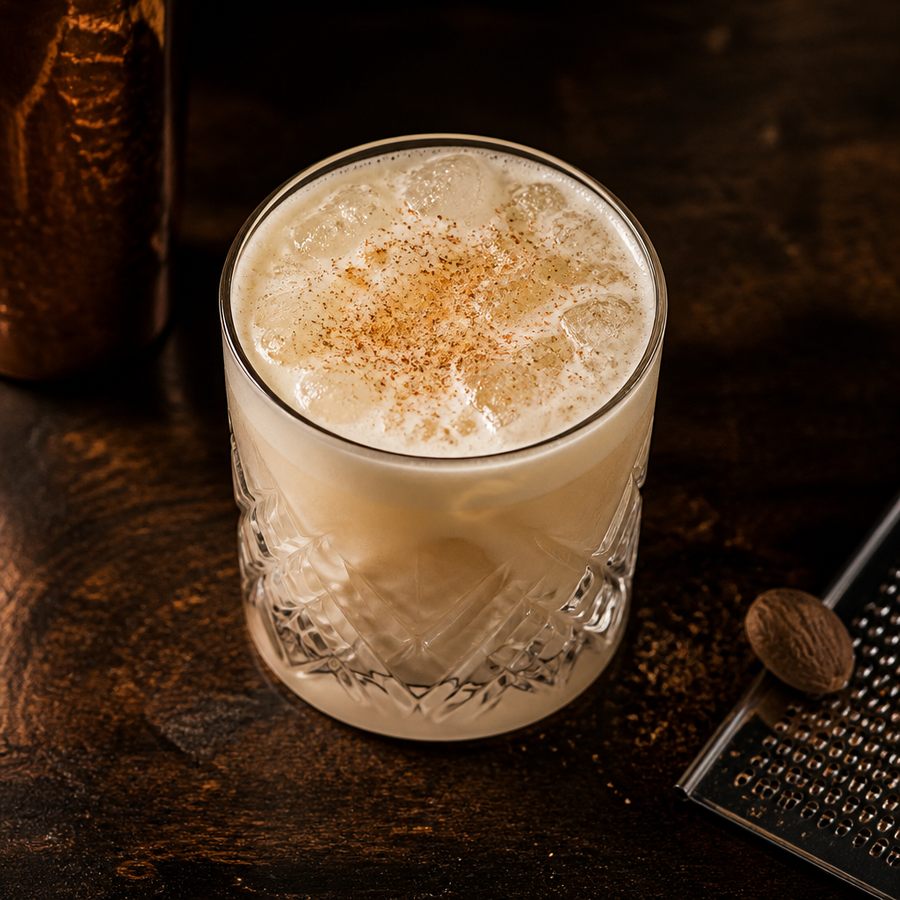Spiced Brandy Milk Punch สูตรค็อกเทล