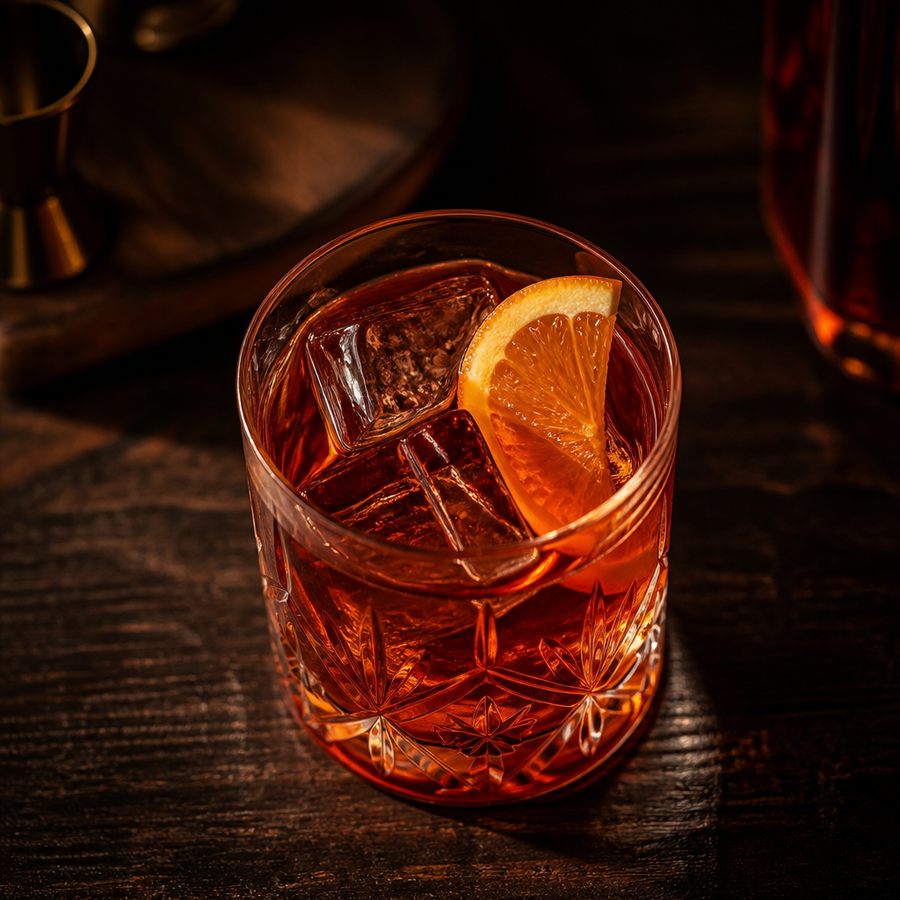 Spiced Rum Negroni rețetă de cocktail