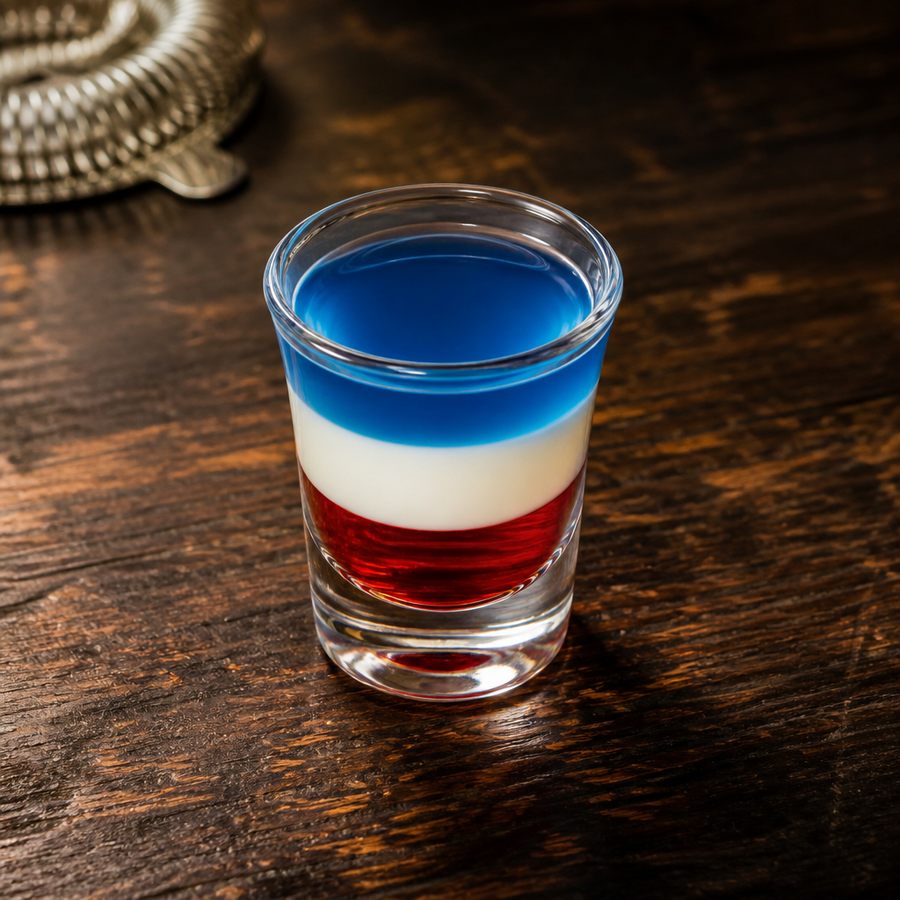 ricetta del cocktail Stars & Stripes Shot