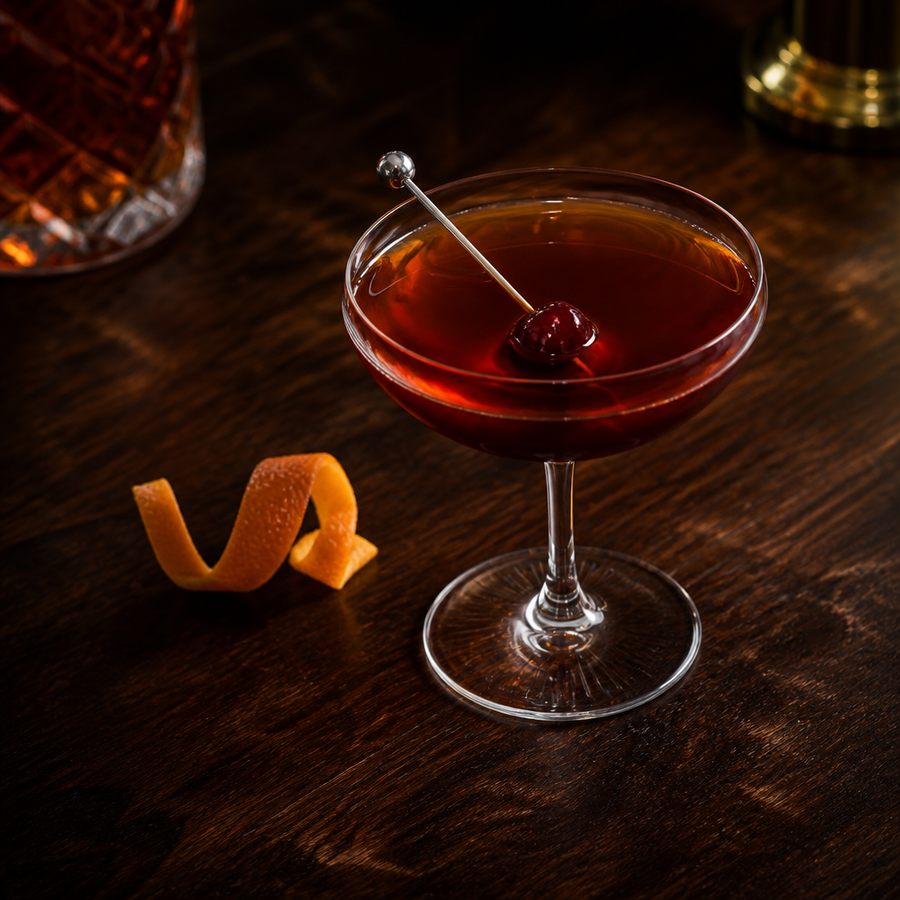 Stiletto Manhattan Cocktail Rezept