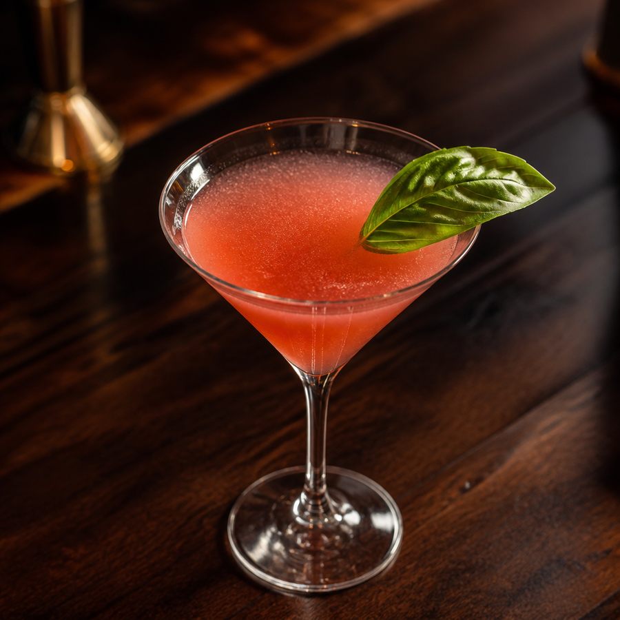 Strawberry Blonde Martini สูตรค็อกเทล