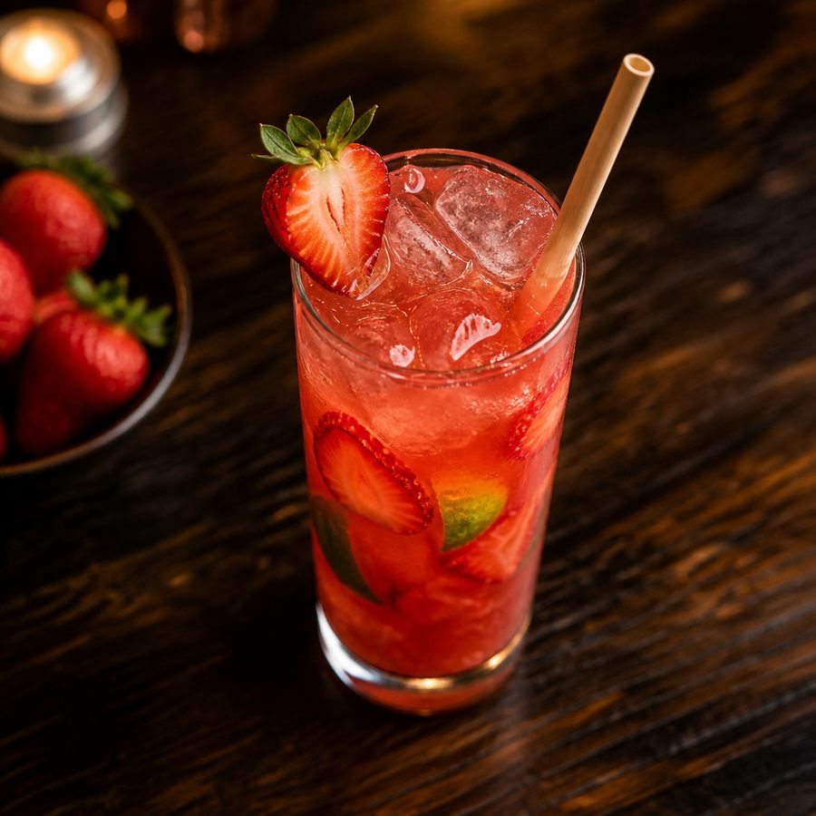 Eper Caipirinha koktél recept