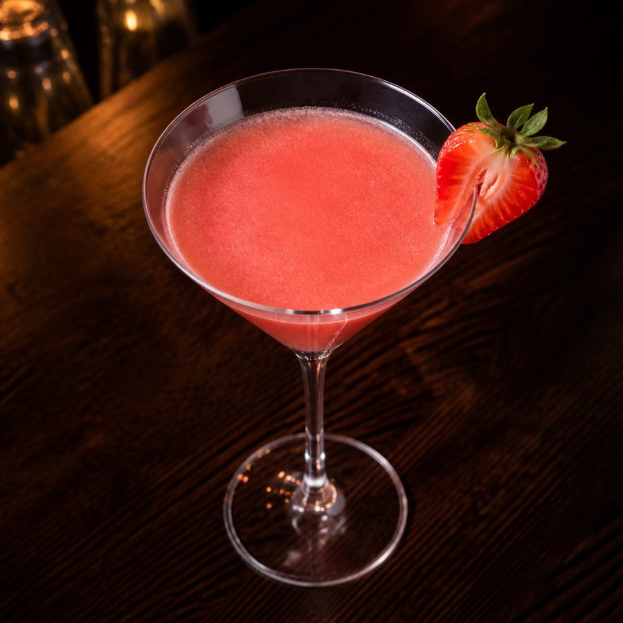 Eper Gimlet koktél recept