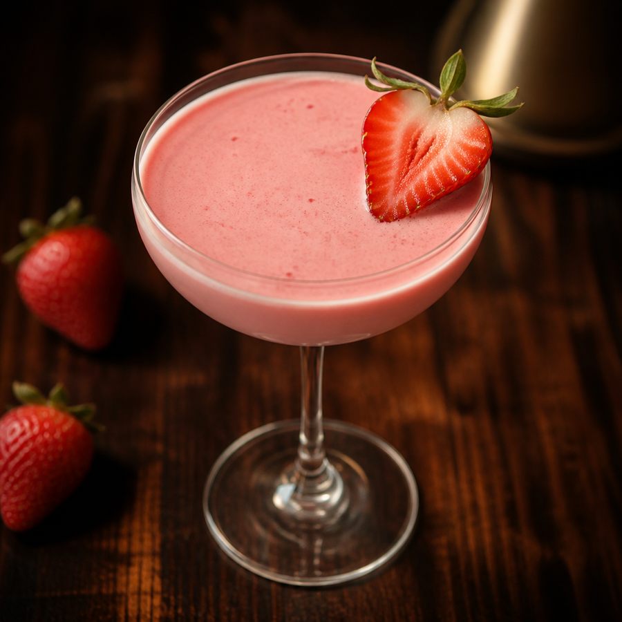 Strawberry Ice Cream สูตรค็อกเทล