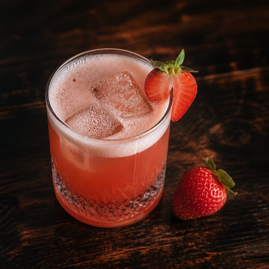 Strawberry Inn Grappa Sour Cocktail Rezept