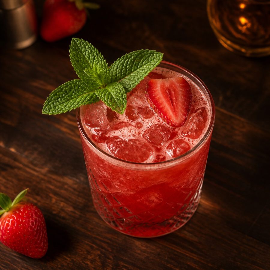 receta del cóctel Strawberry Jive