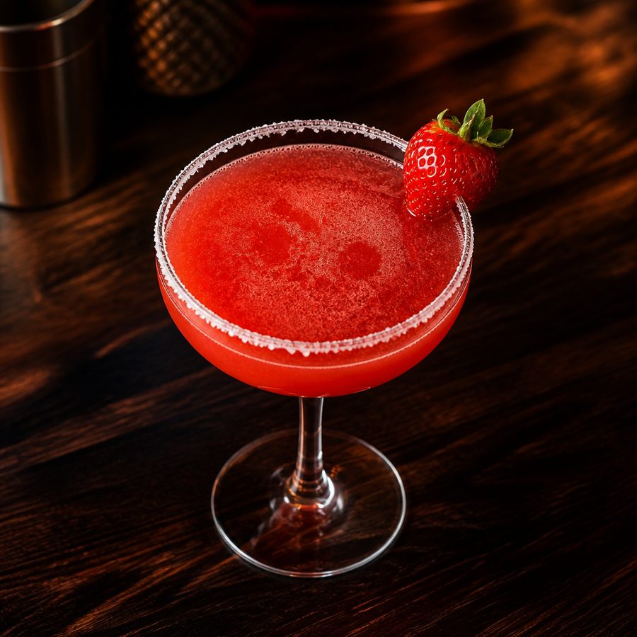 Eper Margarita koktél recept