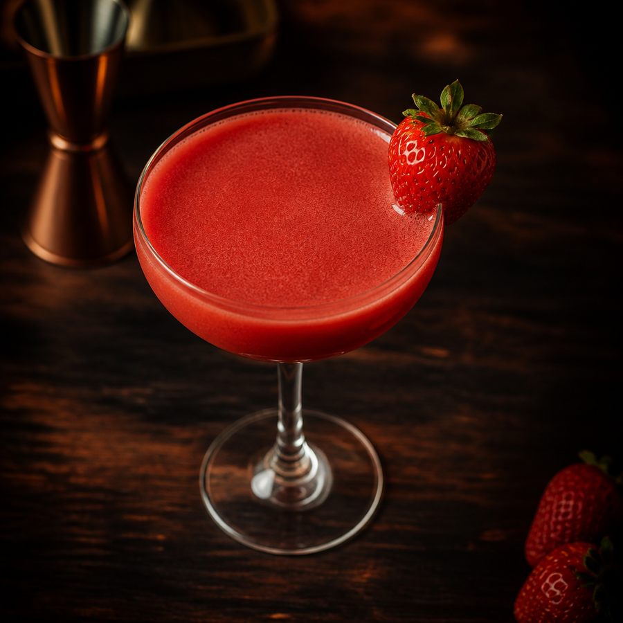 Eper Martini koktél recept